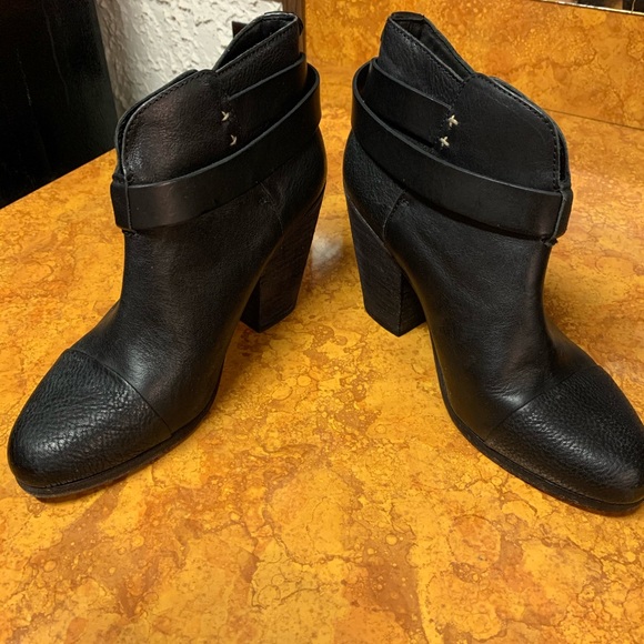 Rag & Bone Harrow Leather Ankle Bootie - Picture 2 of 5